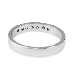 18ct White Gold Diamond Band Ring