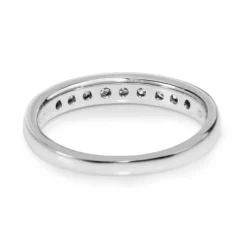 14ct White Gold Diamond Channel Set Band