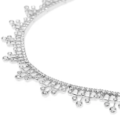 18ct White Gold Diamond Collier Necklace