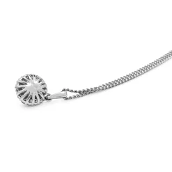 18ct White Gold Diamond Halo Pendant