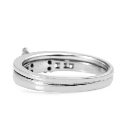 14ct White Gold Diamond Ring Set
