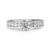 18ct White Gold Diamond Solitaire Ring