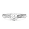 18ct White Gold Diamond Solitaire Ring