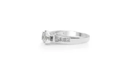 14ct White Gold Diamond Solitaire Ring