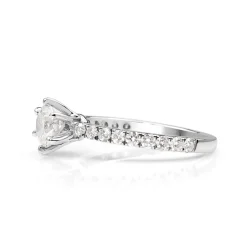 18ct White Gold Diamond Solitaire Ring