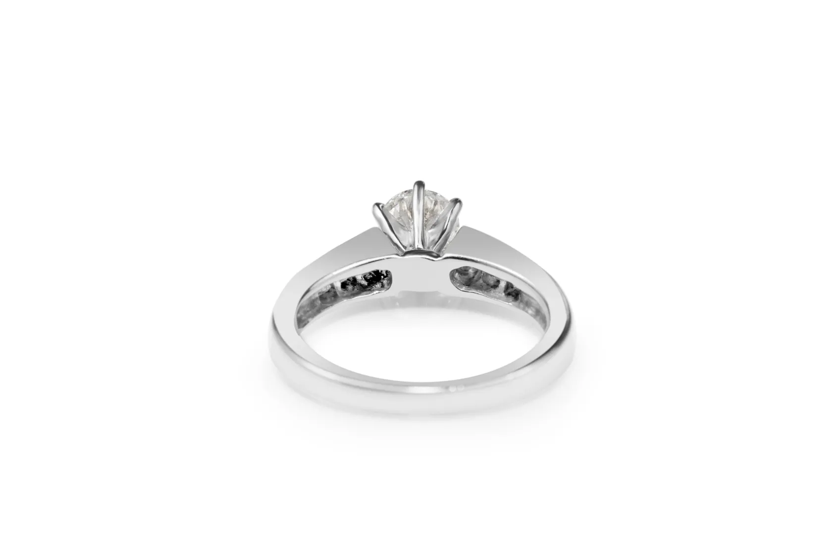 14ct White Gold Diamond Solitaire Ring