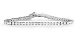 18ct White Gold Diamond Tennis Bracelet