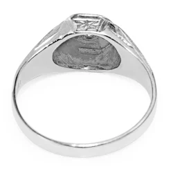 18ct White Gold Diamond Vintage Ring