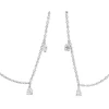 18ct White Gold Fancy Shaped Diamond Necklace
