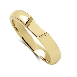 18ct White Gold Fitted Cut Out Band Ring