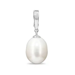 18ct White Gold Fresh Water Pearl Enhancer Pendant