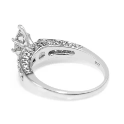 14ct White Gold Marquise Diamond Ring