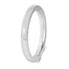 18ct White Gold 2mm Plain Band Ring