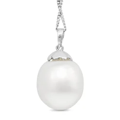 18ct White Gold 14mm South Sea Pearl Pendant