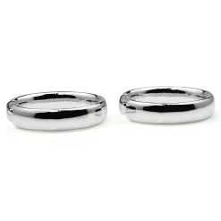 18ct White Gold Pavè Diamond Hoop Earrings