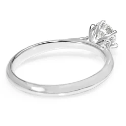 18ct White Gold .72pt Diamond Solitaire Ring
