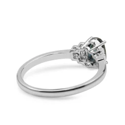 18ct White Gold Sapphire and Diamond Ring