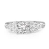 18ct White Gold Vintage Style Diamond Solitaire Ring