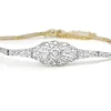 18ct Yellow and White Gold Art Deco Diamond Bracelet