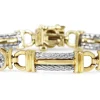 14ct Yellow and White Gold Vintage Diamond Bracelet