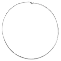 18ct Yellow and White Gold Omega Necklace