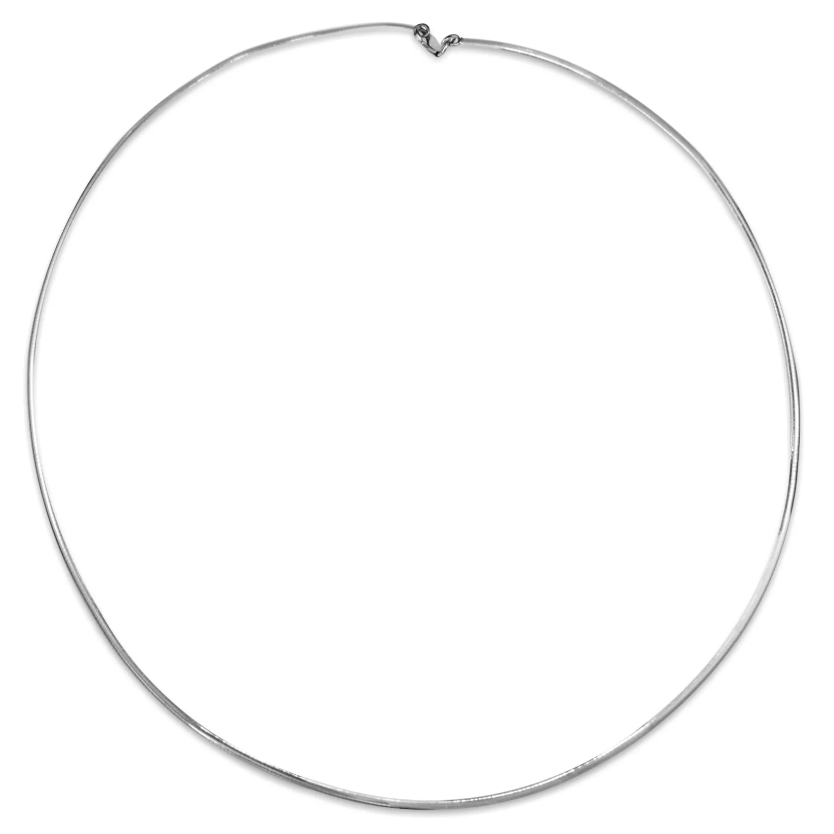 18ct Yellow and White Gold Omega Necklace