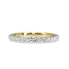 18ct Yellow and White Gold .40ct Diamond Band