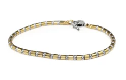 18ct Yellow and White Gold Bracelet