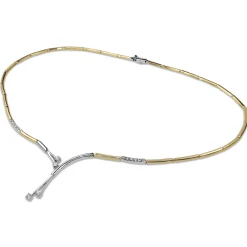 18ct Yellow and White Gold Diamond Collier Necklace