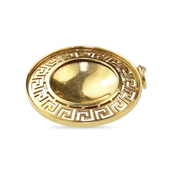 18ct Yellow and White Gold Greek Parthenon Pendant