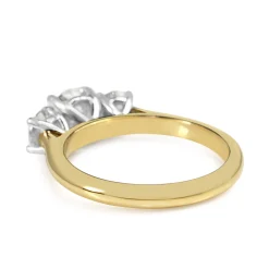 18ct Yellow and White Gold 1.70ct Diamond 3 Stone Ring