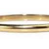 9ct Yellow Gold and Silver Filled Bangle