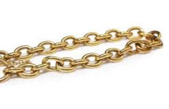 9ct Yellow Gold and Silver Filled Bracelet with Cubic Zirconia Heart Padlock