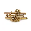 15ct Yellow Gold Antique Anchor Brooch
