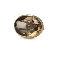 9ct Yellow Gold Antique Citrine Charm / Pendant