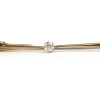 15ct Yellow Gold Antique Diamond Brooch