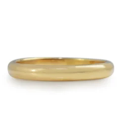 18ct Yellow Gold Antique Plain Band Ring - Circa 1911