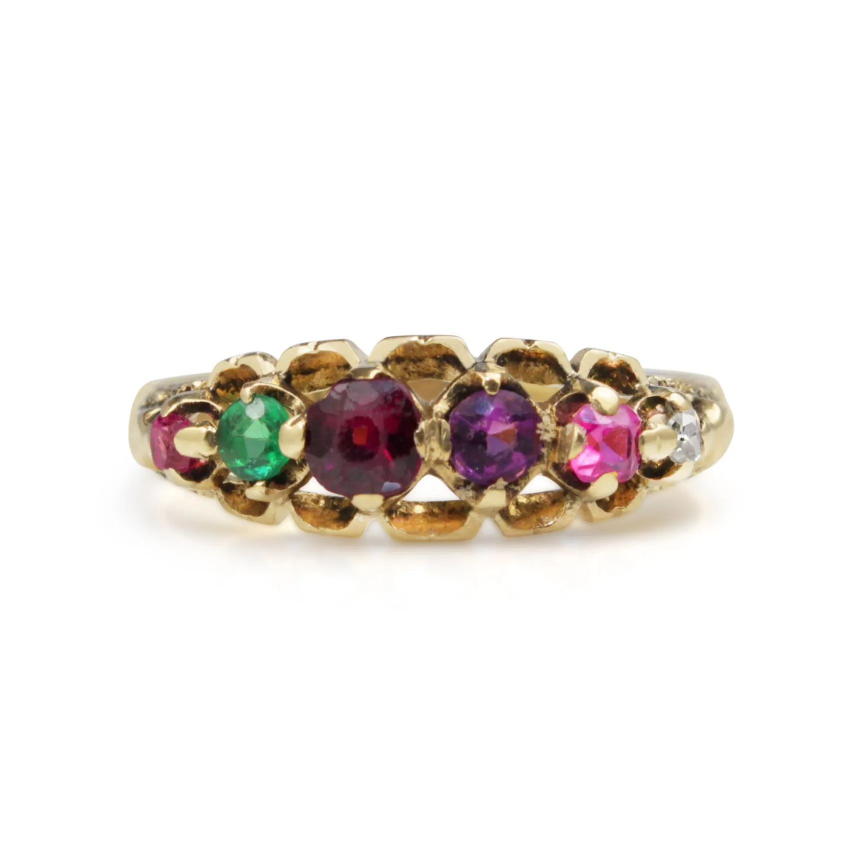 18ct Yellow Gold Antique 'Regard' Ring