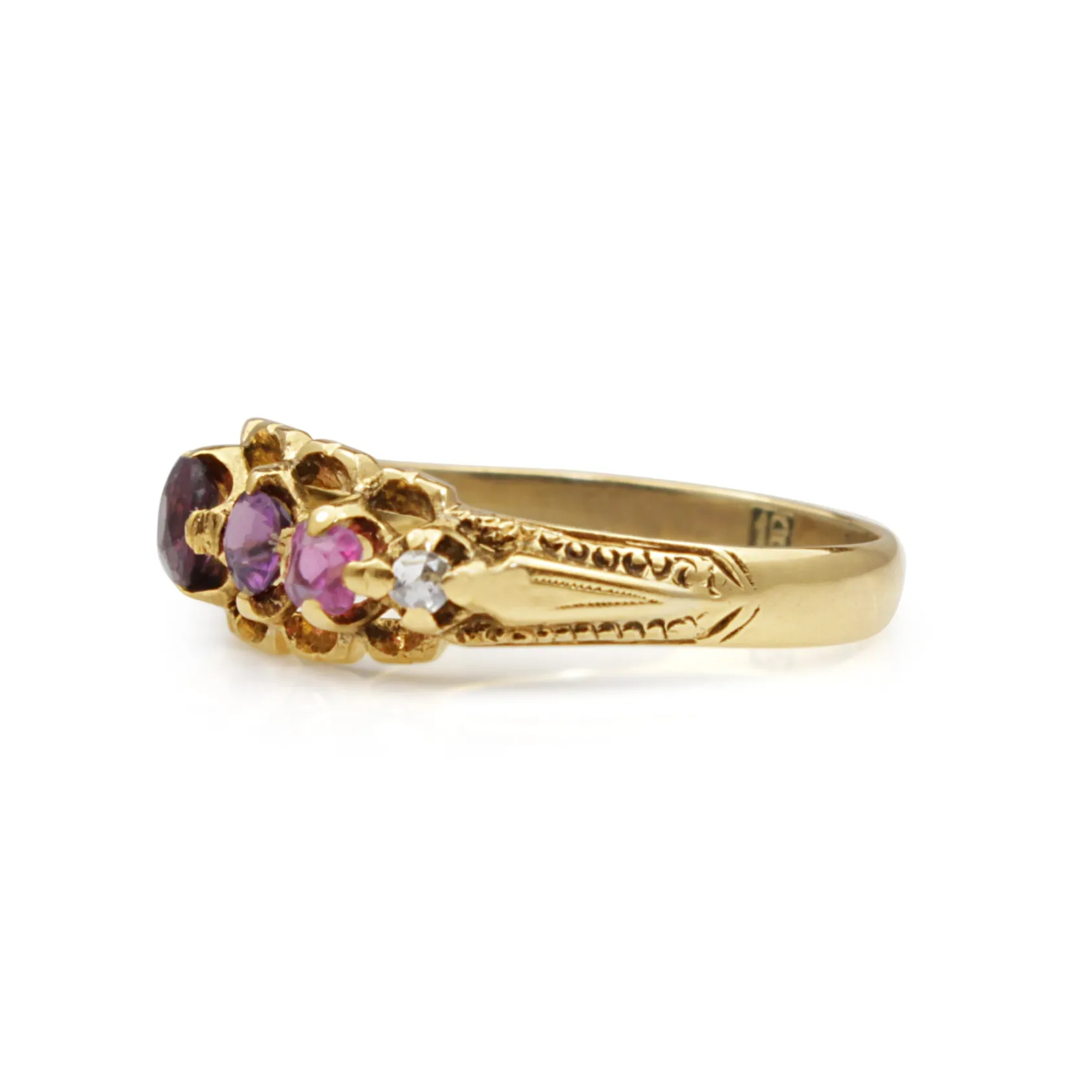 18ct Yellow Gold Antique 'Regard' Ring