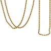 9ct Yellow Gold Antique Rope Chain Necklace