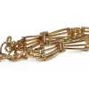 9ct Yellow Gold Antique Style Gate Link Bracelet