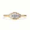 18ct Yellow Gold Baguette Diamond 5 Stone Ring
