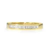 18ct Yellow Gold Baguette Diamond Ring