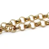 9ct Yellow Gold Belcher Link Etched Bracelet with Heart Padlock Clasp