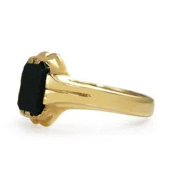 9ct Yellow Gold Bloodstone Signet Ring