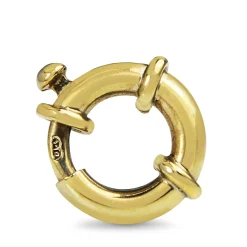 9ct Yellow Gold Bolt Ring Clasp