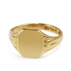 9ct Yellow Gold Circa 1940 Signet Ring