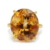 18ct Yellow Gold Citrine Solitaire Ring