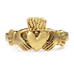 14ct Yellow Gold Claddagh Ring