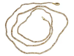 14ct Yellow Gold Clasp with Antique Natural Pearl Necklace